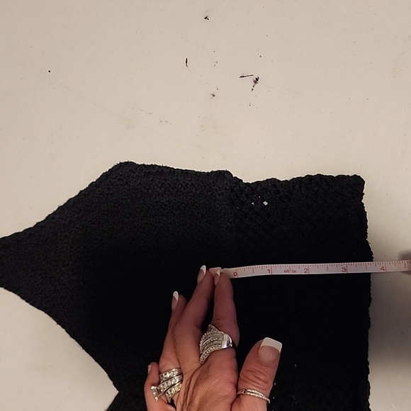 Hollister Black Ribbed Bustier Crop Tank Top - Picture 8 of 8